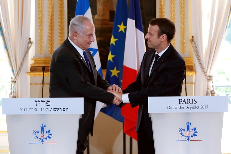 Macron Urges Israel And Palestine To Resume Two State Solution Talks