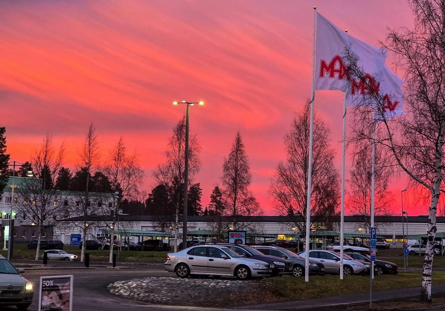 Reader photo of the week: Pink skies over Skellefteå