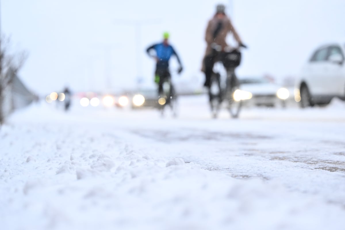 IN PICTURES: Stockholm gets first snow of the season