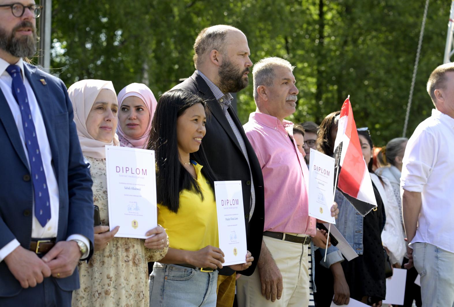 Which nationalities were most likely to be rejected for Swedish citizenship in 2024?