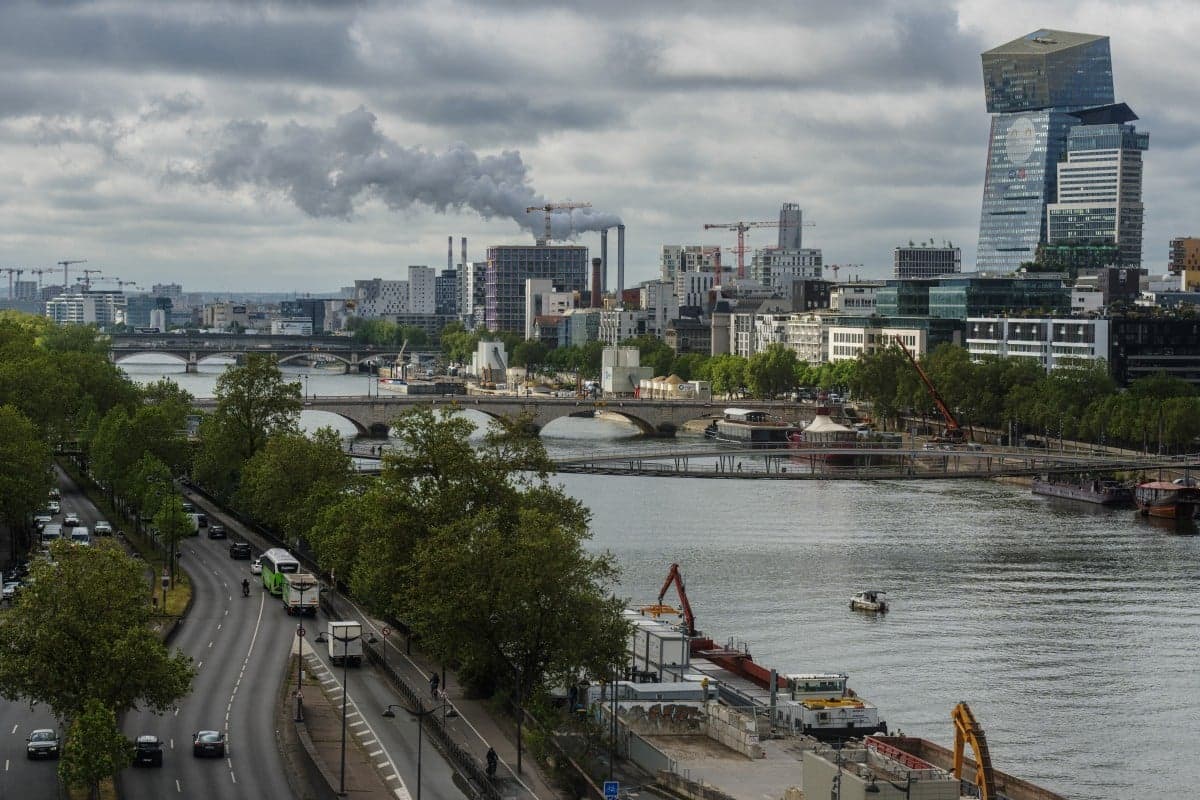 Paris river Seine over Olympics pollution limit