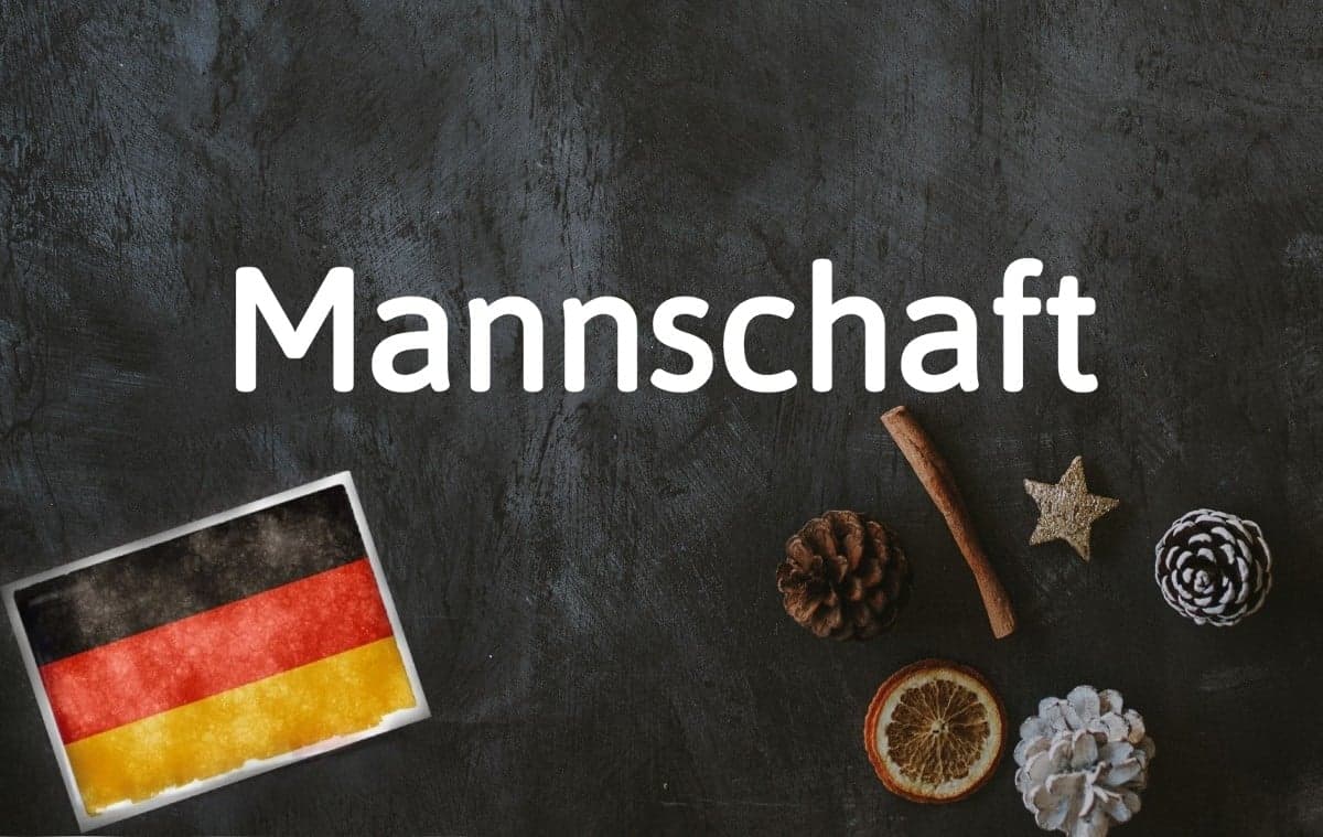 German word of the day: Mannschaft