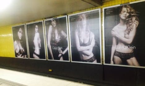 Sexist' underwear posters spark heated row - The Local