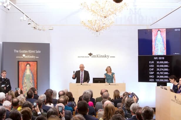 Long-lost Klimt portrait auctioned off for €30 million in Vienna