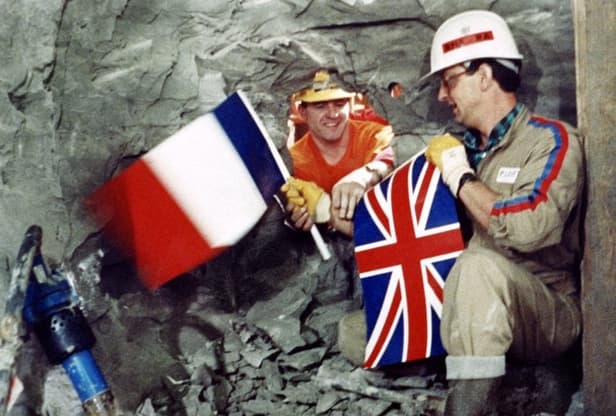 In Pictures: 30 years ago France and the UK opened the Channel Tunnel