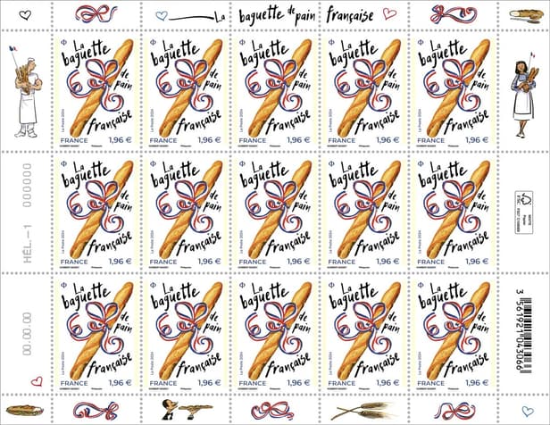 French post office rolls out scratch-and-sniff baguette stamp