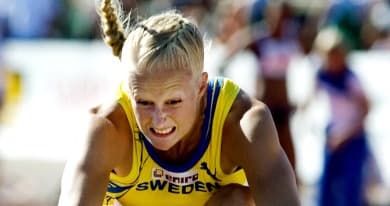 Golden girl Klüft claims European record