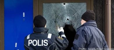 Shots fired at Gothenburg police station