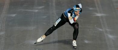Germany's Friesinger skates to new track record