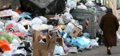 Italian rubbish arrives in Germany