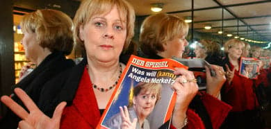 Merkel double seeks own office