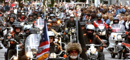 Bikers invade Hamburg for Harley fest