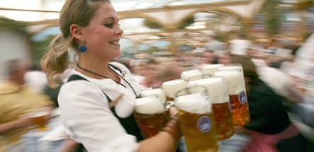 Munich begins Oktoberfest set up