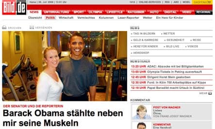 Obama says he got 'hustled' by German tabloid