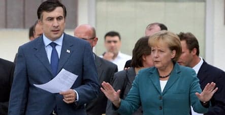 Merkel backs Georgia's NATO bid