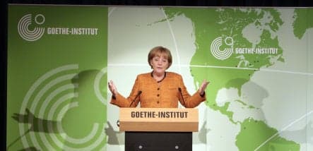 Merkel attacks English word invasion