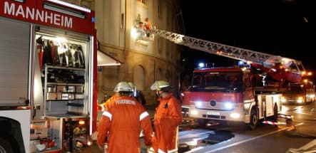 Dozens rescued from Mannheim fire
