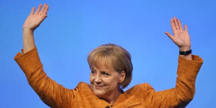 Merkel wishes she could be a gymnast
