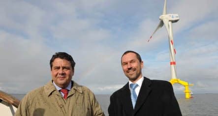 Germany opens first offshore wind farm