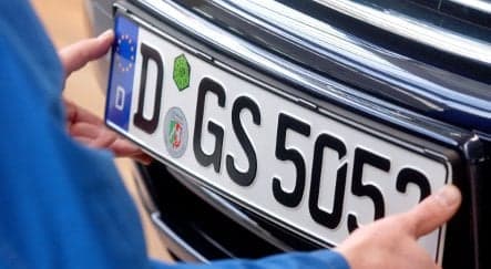 Drivers warned of Nazi codes on licence plates
