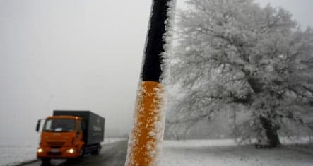 Snow causes numerous accidents in Bavaria
