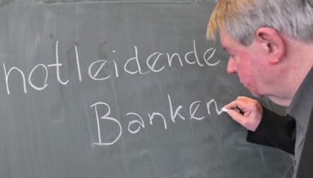 Linguists pick 'needy banks' as panned German phrase of 2008