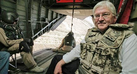 Steinmeier visits wounded soldier after two attacks on troops