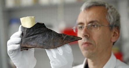 Archaeologists unearth 800-year-old shoe