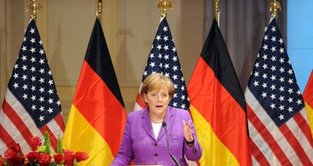 Obama hosts Merkel for White House talks