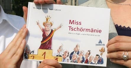 Merkel comic book sells out