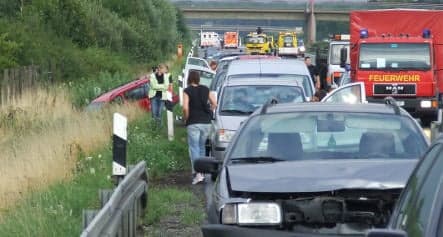 Dozens injured in 259-car autobahn pileup
