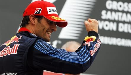 Webber takes German F1 Grand Prix