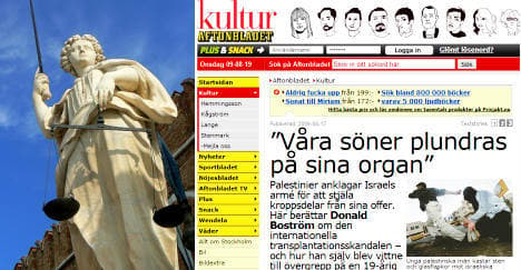 Swedish tabloid sued in New York
