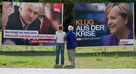 Merkel and Steinmeier square off in TV debate