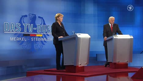 Merkel and Steinmeier choose TV duet over duel