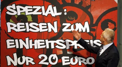 Deutsche Bahn offers €20-ticket for Wall fall anniversary