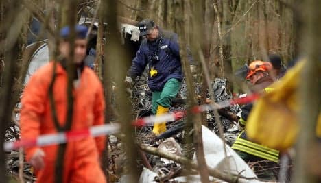 Three bodies found in plane crash near Frankfurt