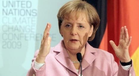 Merkel shows her dismay in Copenhagen