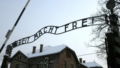 Police recover stolen Auschwitz gate sign