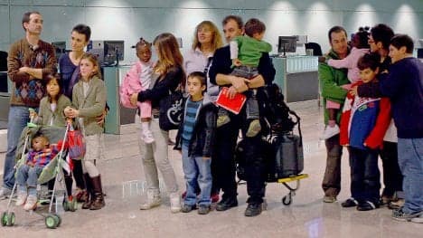 Haitian children arrive in Frankfurt for adoption