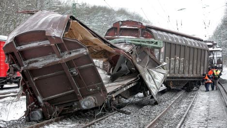 Freight train wreck disrupts Rhineland high-speed rail links