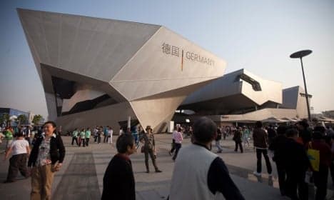 Chinese hurl 'Nazi' epithets at German Expo pavilion in Shanghai