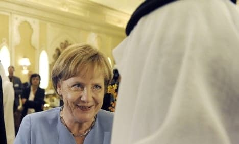 Merkel begins Gulf tour in Abu Dhabi