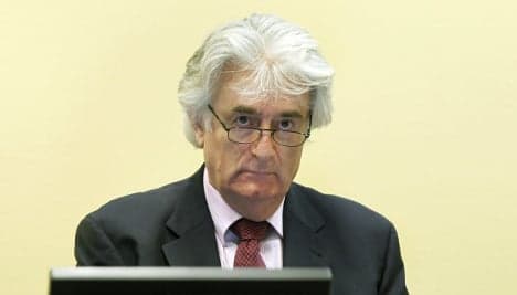 Karadzic: Germany withholding proof of Bosnian weapons trade