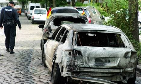 More cars burned in Hamburg