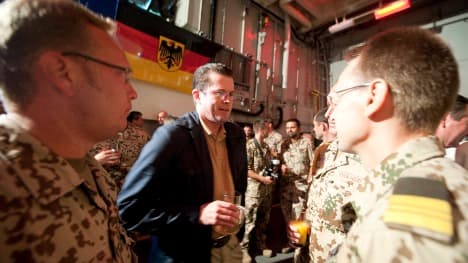Guttenberg under fire for putting troops at risk