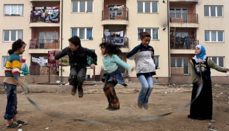 German-born Roma teens face tough new life