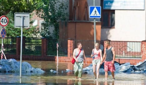 Floodwaters recede but Brandenburg still on alert