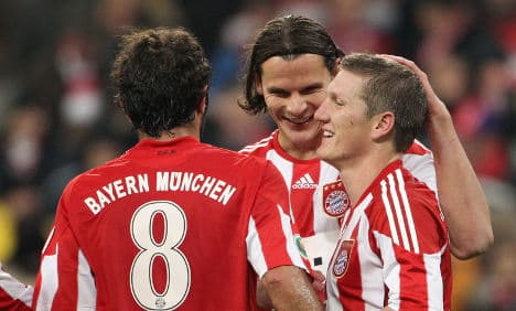 Schweinsteiger puts Bayern Munich into third round of German Cup