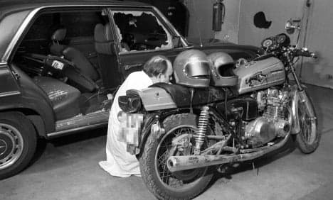 Motorcycle used in RAF killing turns up in private garage